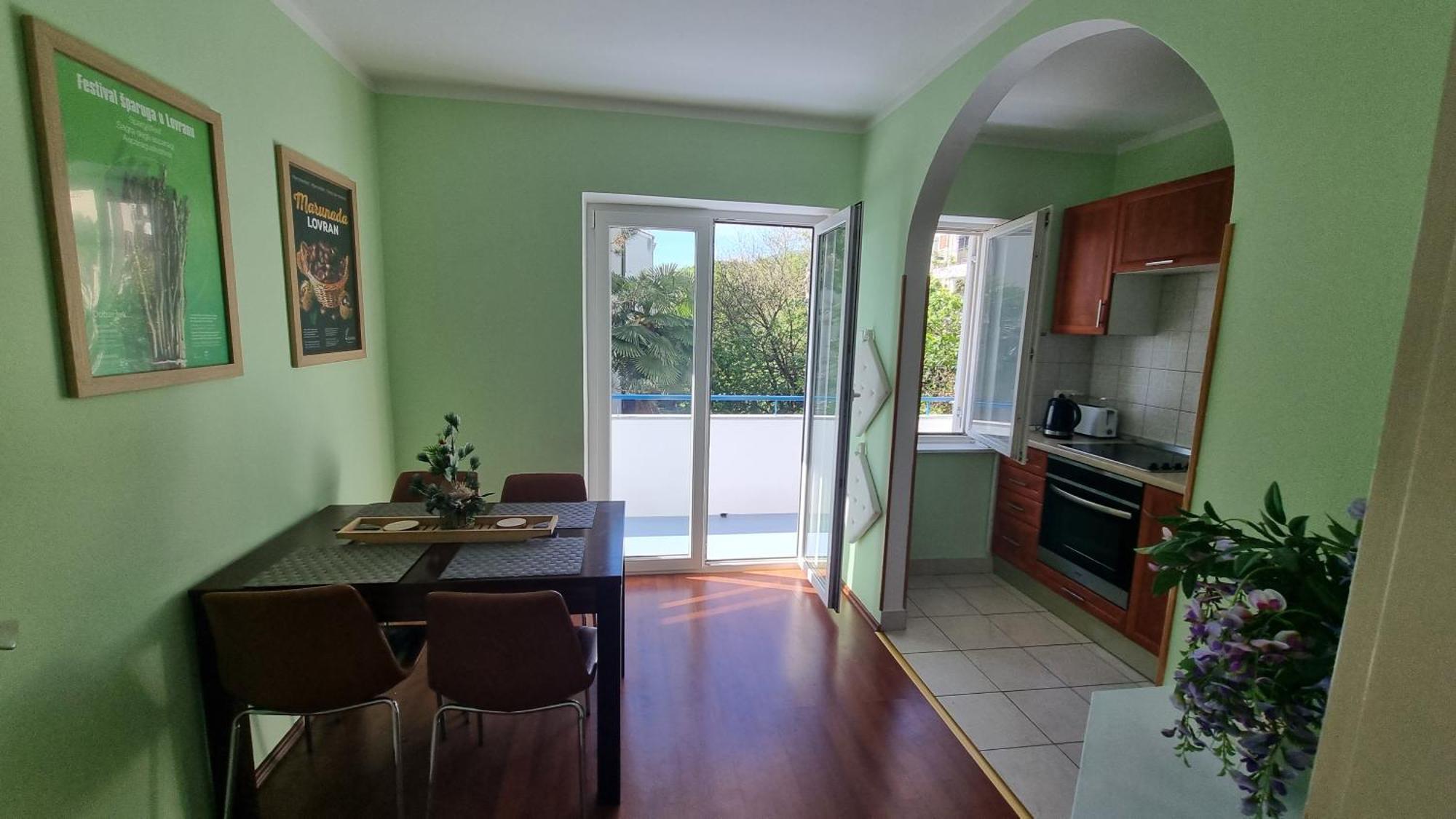 Apartment With Direct Sea View, Free Parking And Close To Beaches And Promenade Ловран Экстерьер фото